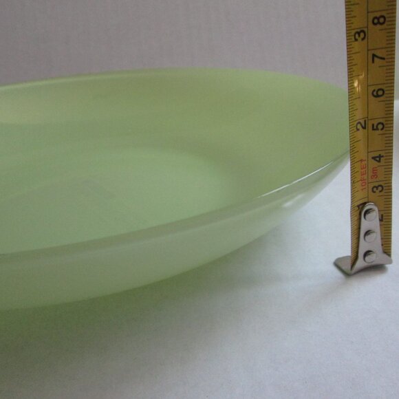IKEA France made Tempered Green Glass 10" Dinner Plates Bowls Lightweight set 4 - Picture 7 of 12